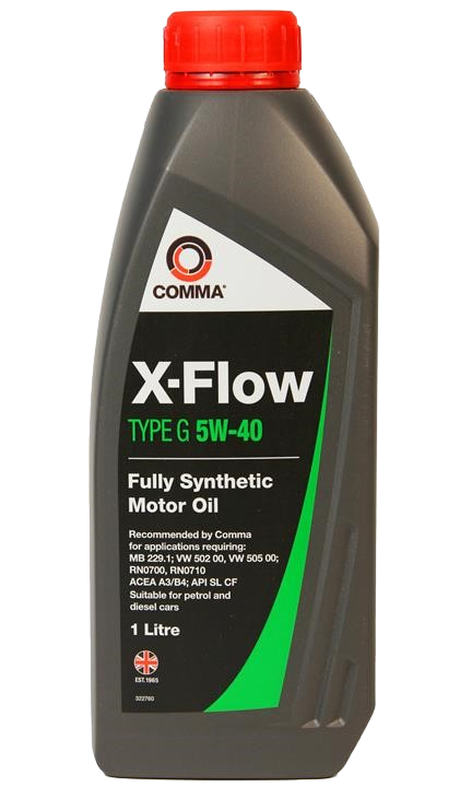 Моторное масло Comma X-Flow Type G 5W-40, 1л